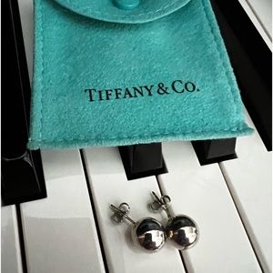 Tiffany HardWear Ball Earrings, Silver, 8 mm